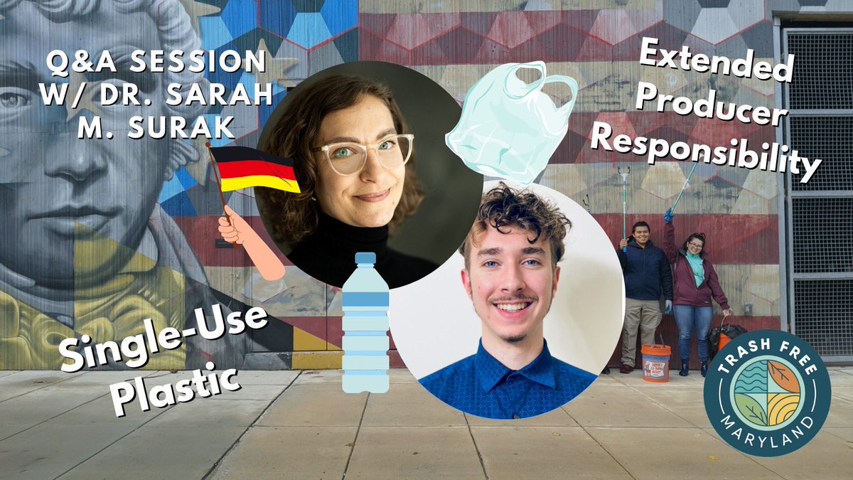 Q&A❓ Session with Dr. Sarah M. Surak

Instagram: instagram.com/reel/Czt21n1ra…

Want to hear👂how waste is handled in another part of the world? 🌍🚯

We dive into topics on #ExtendedProducerResponsibility, #SingleUsePlastic, #BottleDeposit, & #PlasticBagban

#TrashFreeMd