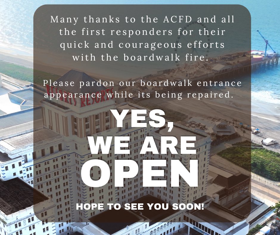*Update* 

Many thanks to the <a href="/AtlanticCityFD/">Atlantic City Firefighters NJ FMBA Local 8🚒</a> and <a href="/AtlanticCityPD/">AtlanticCityPD</a> for their courageous efforts.
