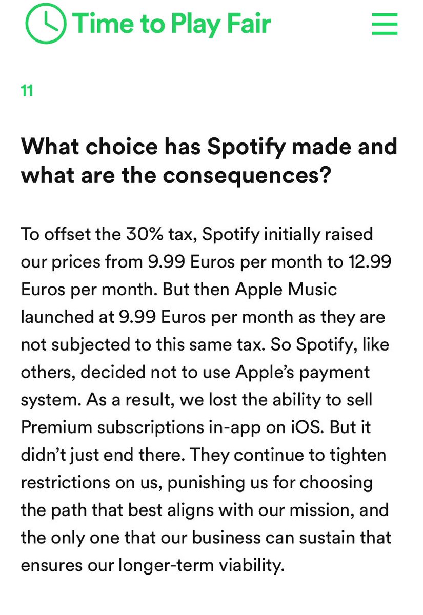 bvishwajeet21's tweet image. TIL there is a #competitionlaw angle to why Spotify does not let you upgrade to premium in the mobile app