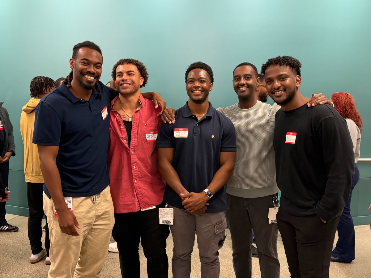 Congrats to @stanfordbmim for a hugely successful inaugural event last night and the 5⃣ founders! It was wonderful to see so many Black men across @StanfordMed medical students, residents, fellows, and faculty! #BlackMenInMedicine #RepresentationMatters