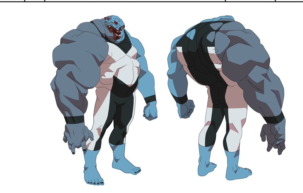 grunchpop's tweet photo. here's some of the maulers i've designed for 201, shout out to Shaun O'neil for helping me flesh these out https://t.co/JAx0A55Iox