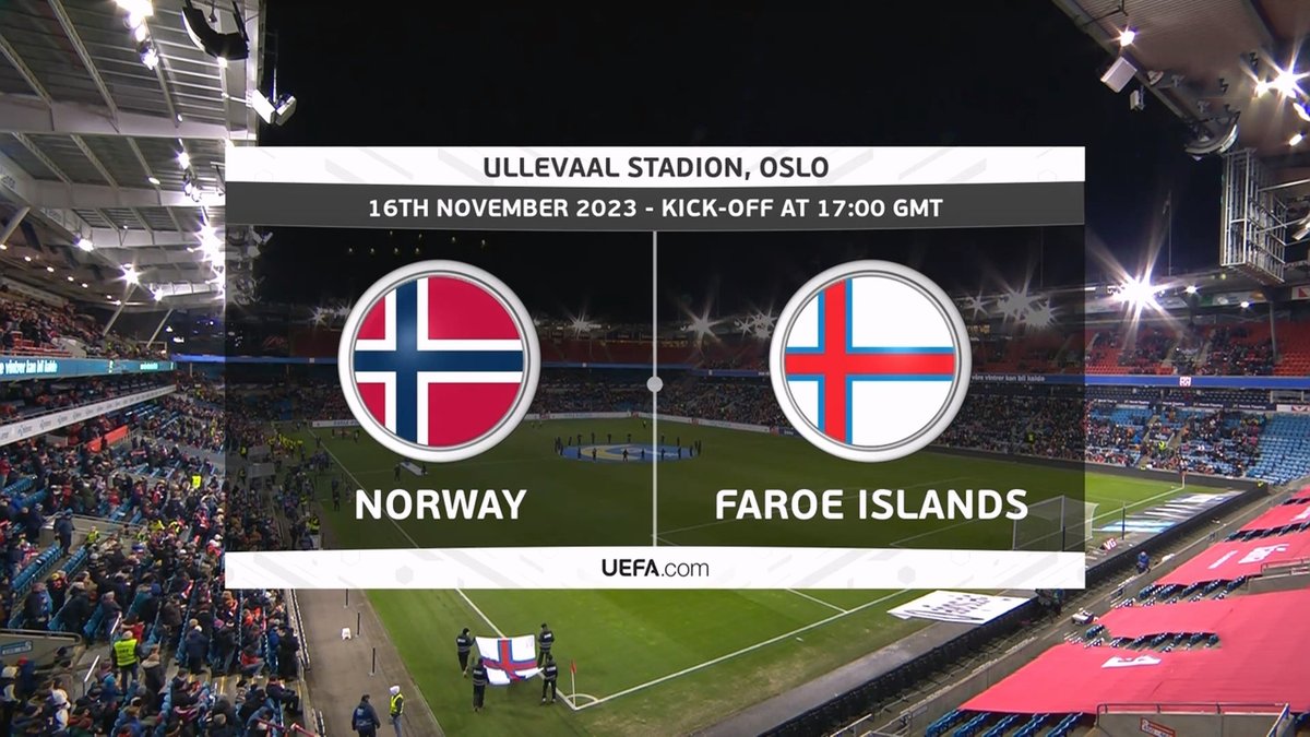 Noway vs Faroe Island Full Match 16 Nov 2023