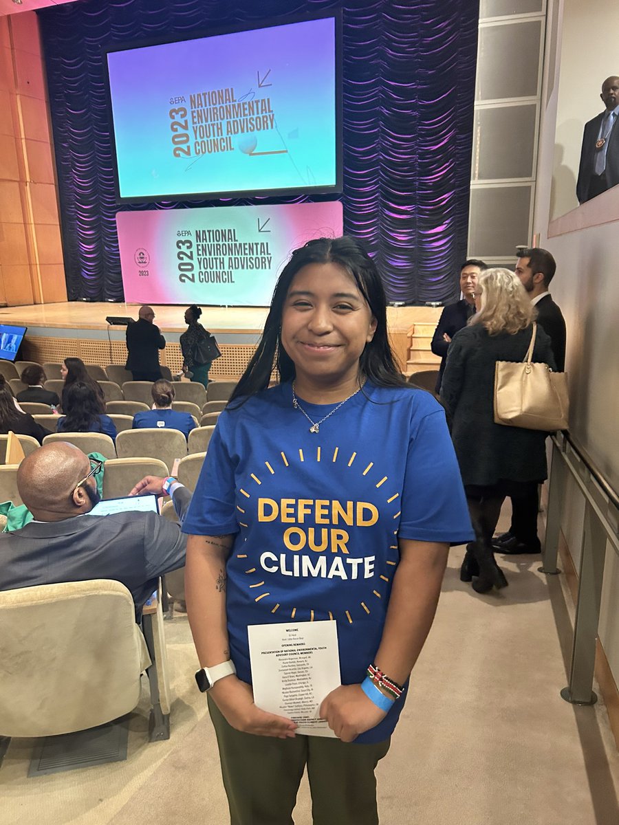 @ospirgstudents Board Chair Addie Cooper is in Washington D.C. this week to celebrate the new @EPA Youth Advisory Council! So proud of her leadership working with Oregon and US leaders to #DefendOurClimate ! 🌎