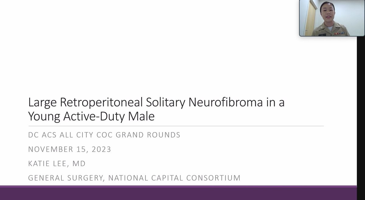 MetroDCACS (@metrodcacs) on Twitter photo #DCACS All City Grand Rounds second presentation by Dr. Katie Lee from <a href="/USUWR_GenSurg/">USU/WRGenSurg</a> 👏
<a href="/AmCollSurgeons/">American College of Surgeons</a> <a href="/AmColSurgCancer/">ACS Cancer Programs</a> #DCACS All City Grand Rounds second presentation by Dr. Katie Lee from <a href="/USUWR_GenSurg/">USU/WRGenSurg</a> 👏
<a href="/AmCollSurgeons/">American College of Surgeons</a> <a href="/AmColSurgCancer/">ACS Cancer Programs</a>