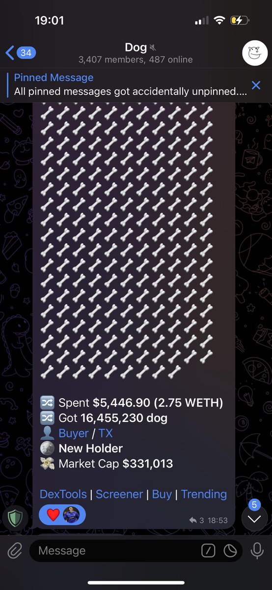 4allthedog's tweet photo. @DogecoinRide No doge without $dog

0/0 taxes ✅
Renounced Contract ✅
Liquidity lock for 36.4 YEARS (7 dog years) ✅
Bottomed Chart ✅
Best ticker in crypto ?!?? ✅
Loyal community ✅ 
99 / 99 Dextools Score ✅
Only 300k MC 🤯✅
50x + Potential ✅
dog ✅

Join us @dog_erc https://t.co/CbZws2HEEb