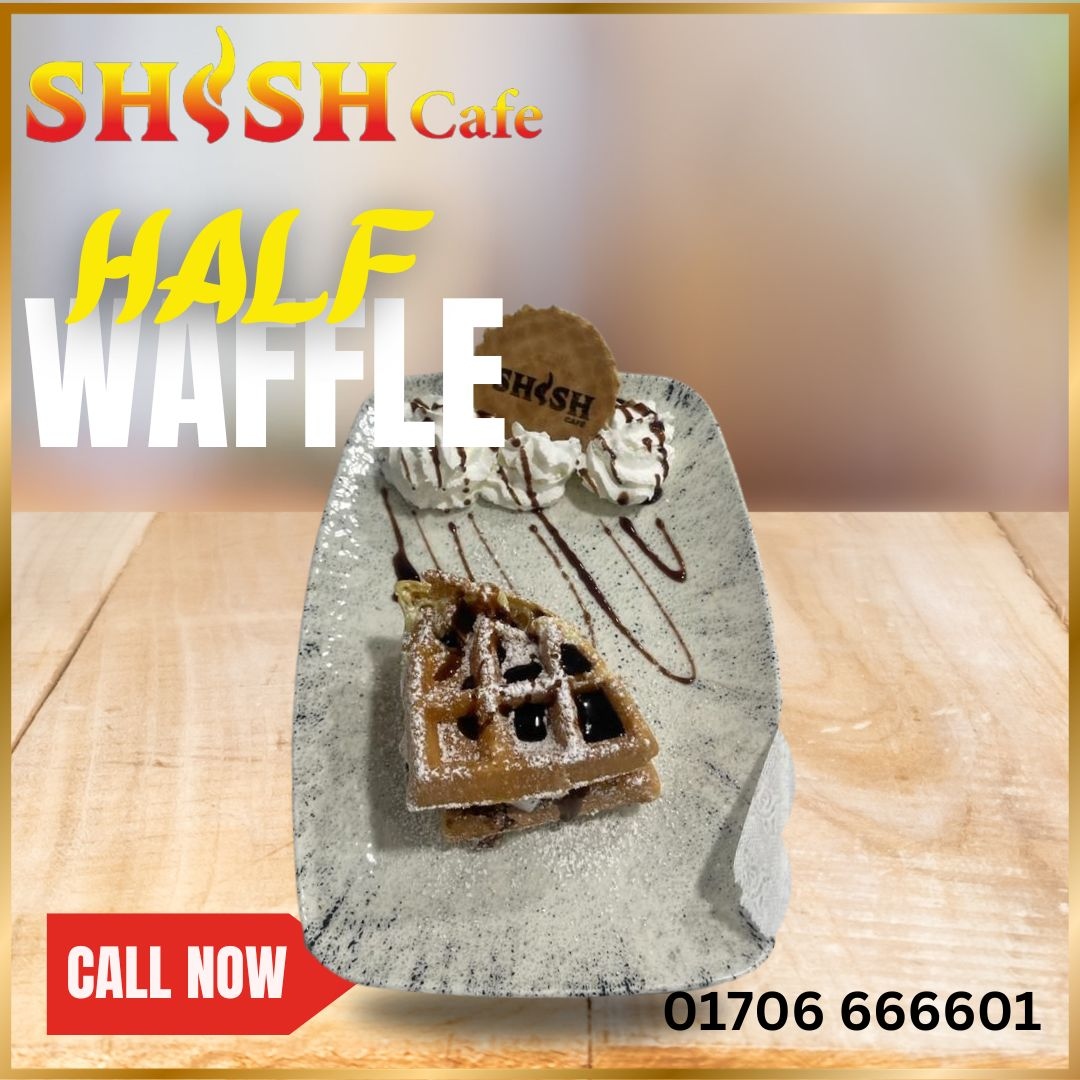 Indulge in the sweet embrace of waffles at Shish Cafe – where every bite is a delight! 🧇✨

#rochdale #manchester #oldham #bury #bolton #heywood #stockport #northwest #greatermanchester #middleton #salford #chadderton #cheshire #dessert #food #foodie #cake #yummy #instafood