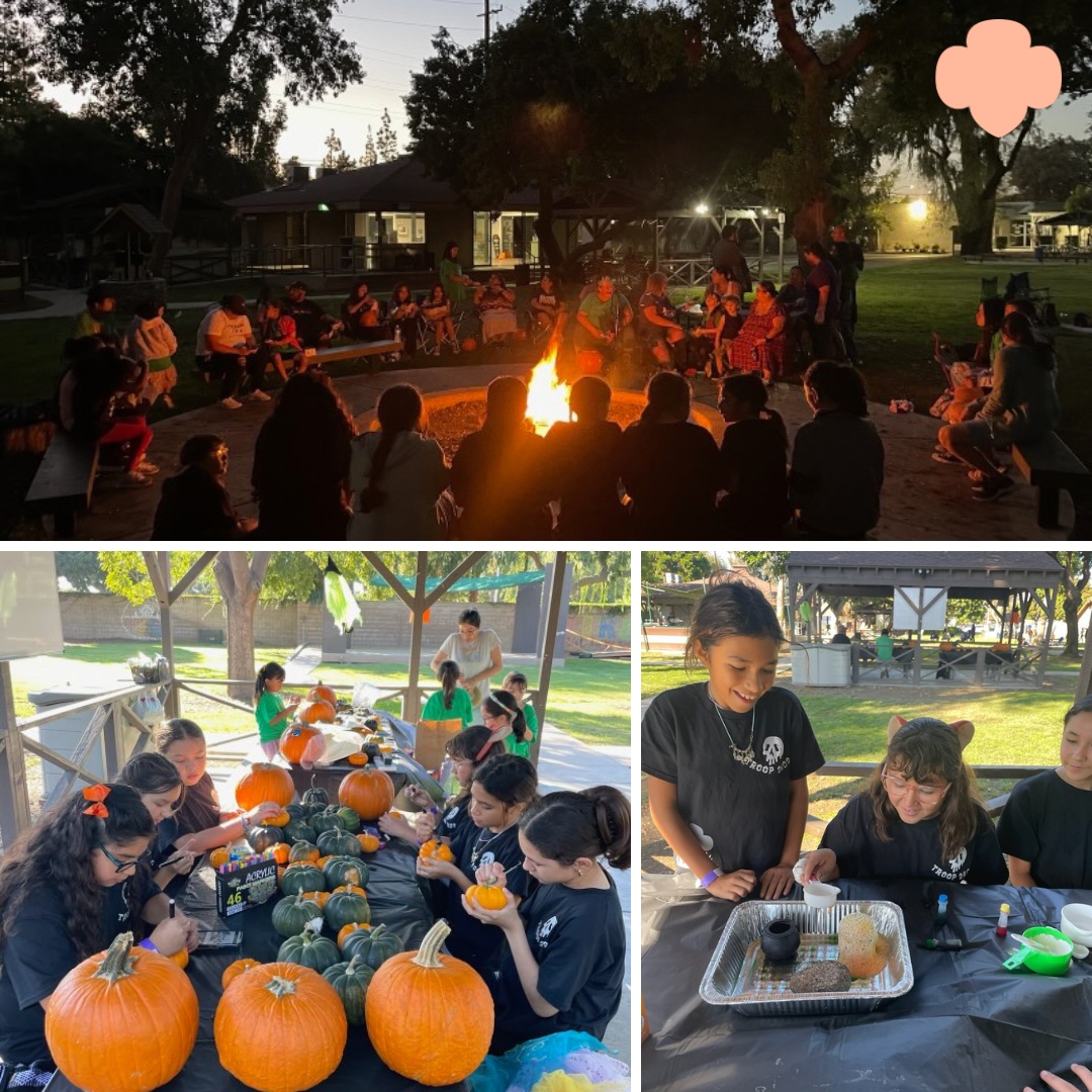 Troop 2602 went to the Back to Troop event at El Ranchito in Long Beach, hosted by Troop 5681. They practiced their archery skills, climbed the rock wall, played lots of exciting games, made crafts, sang around the campfire, and made new friends!⭐ #girlscouts #girlscoutsla