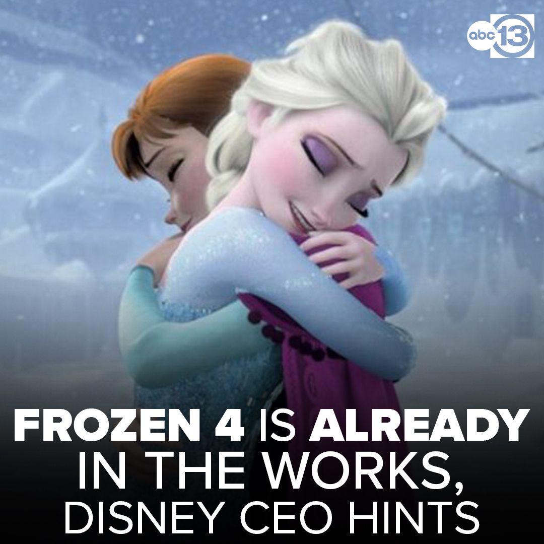 ABC13 Houston on X: It's an announcement worth melting for! Before Frozen  3 even has a trailer or release date, Disney CEO Bob Iger hinted that  Frozen 4 is already in the