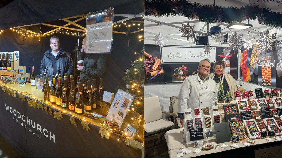 ZoomEventsUK's tweet photo. There are soooo many tasty treats and gift ideas coming to #Tenterden Christmas Market this year from 24th - 26th November on Tenterden High Street! What will you choose? 🍮🍭🍷🍰🥣🥙 @WoodchurchWine  #tenterdenkent #christmasmarketkent #christmas2023 https://t.co/g2rmDGpCPP
