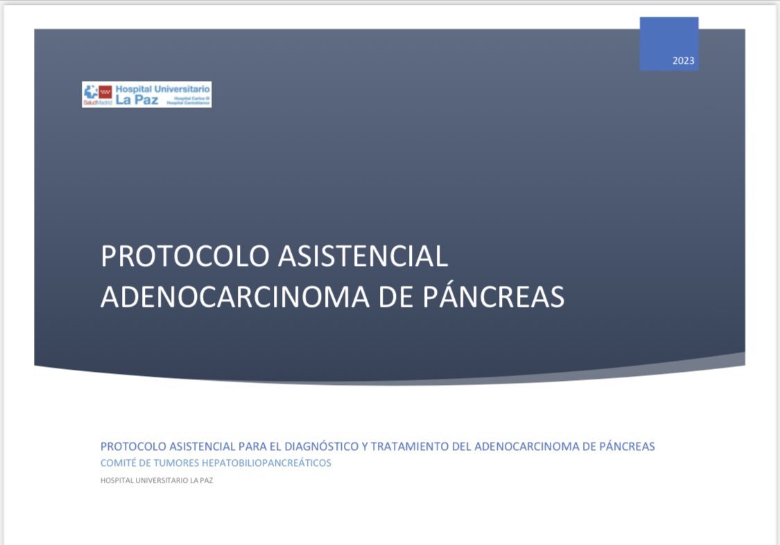 JavierSalinasMD's tweet photo. En @HULPSurgery seguimos comprometidos con nuestros pacientes y, gracias al trabajo multidisciplinar de numerosos profesionales, bajo la coordinación de @Nulobo, disponemos de una nueva guía integral de tratamiento contra esta enfermedad. #WorldPancreaticCancerDay https://t.co/pV7p0cRR1D
