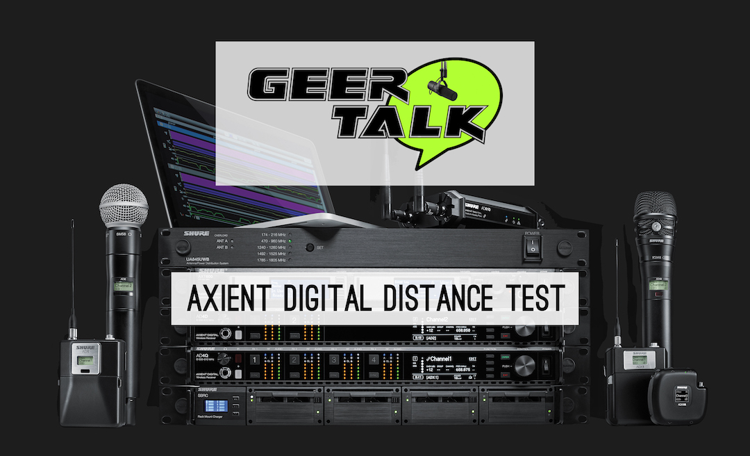 Curious about what the @Shure Axient Digital Wireless System can do? Check out our video featuring a distance test from the Geer Talk live stream with the @Shure Pro team. Get ready to be amazed by its outstanding performance!

ow.ly/aznU50Q68r3

#Shure #GeerTalk #GeerTech