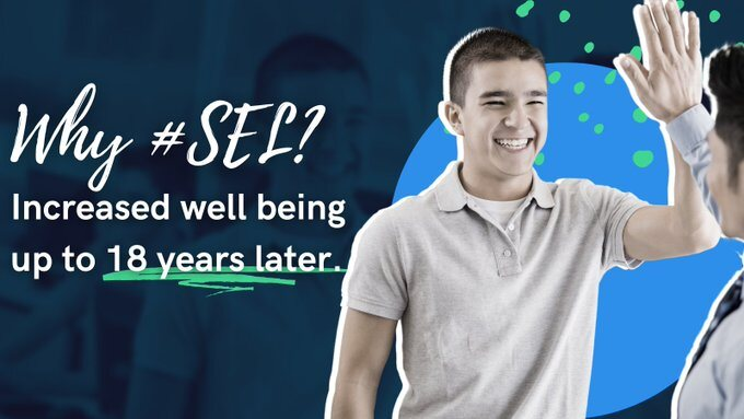 Supporting social &amp; emotional learning (#SEL) means supporting lifetime outcomes. Learn more about what the research says here: casel.org/fundamentals-o…
