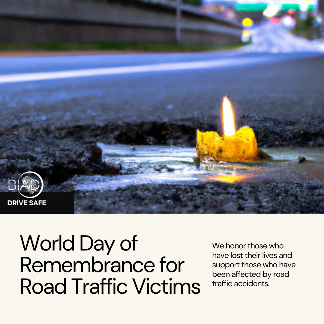 BrainInjuryBIAD's tweet photo. Today on World Day of Remembrance for Road Traffic Victims, we stand together to honor and remember the millions of lives lost on our roads. Together, we can improve road safety and create a world where everyone arrives home safe. #WDoR2023 https://t.co/3v6Nf2JRs3