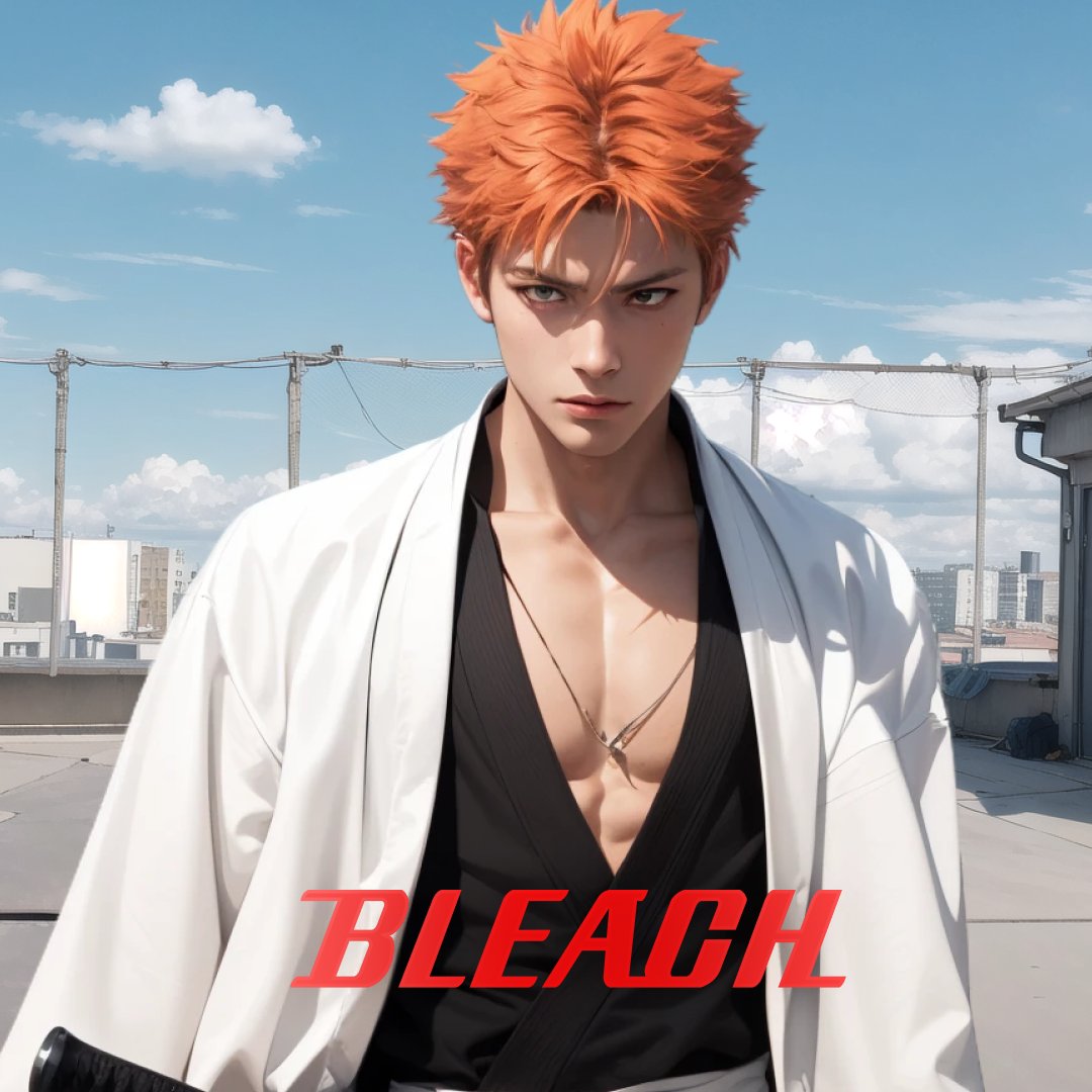 aircadeworld's tweet photo. The #Bleach style in Japan, where fans and fashion enthusiasts emulate the characters' attire, showcases how #anime transcends entertainment and can permeate various aspects of society, including fashion and style. Aircade brings this style to you. Who's in? https://t.co/U7VpP9wuPn