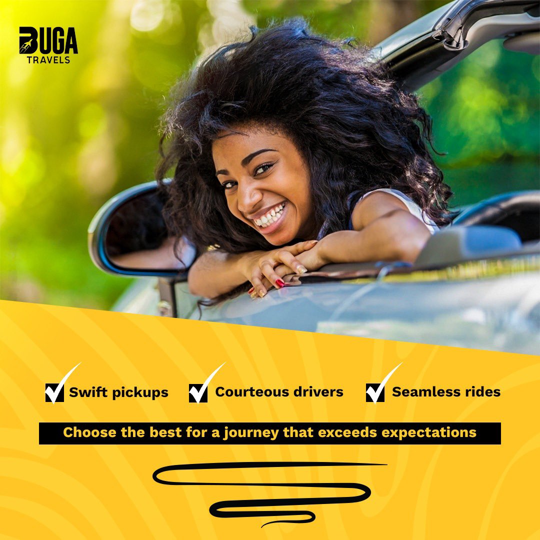 BugaTravels's tweet photo. Choose the best for a journey that exceeds expectations!
Choose Buga Travels.
#bugadeforyou #studentravel. https://t.co/YFtY9QIY1h