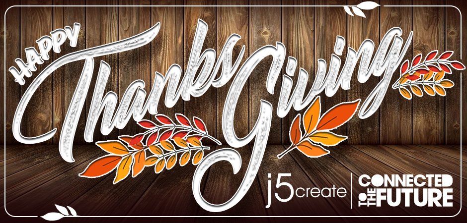 j5create's tweet image. Wishing you a Happy Thanksgiving week from all of us at j5create!
#newtechnology #techblogger #techies #techgadgets #technologythesedays #technews #techlover #technologyrocks #techtrends #future #computer #innovation #family #holidays #thanksgiving2023