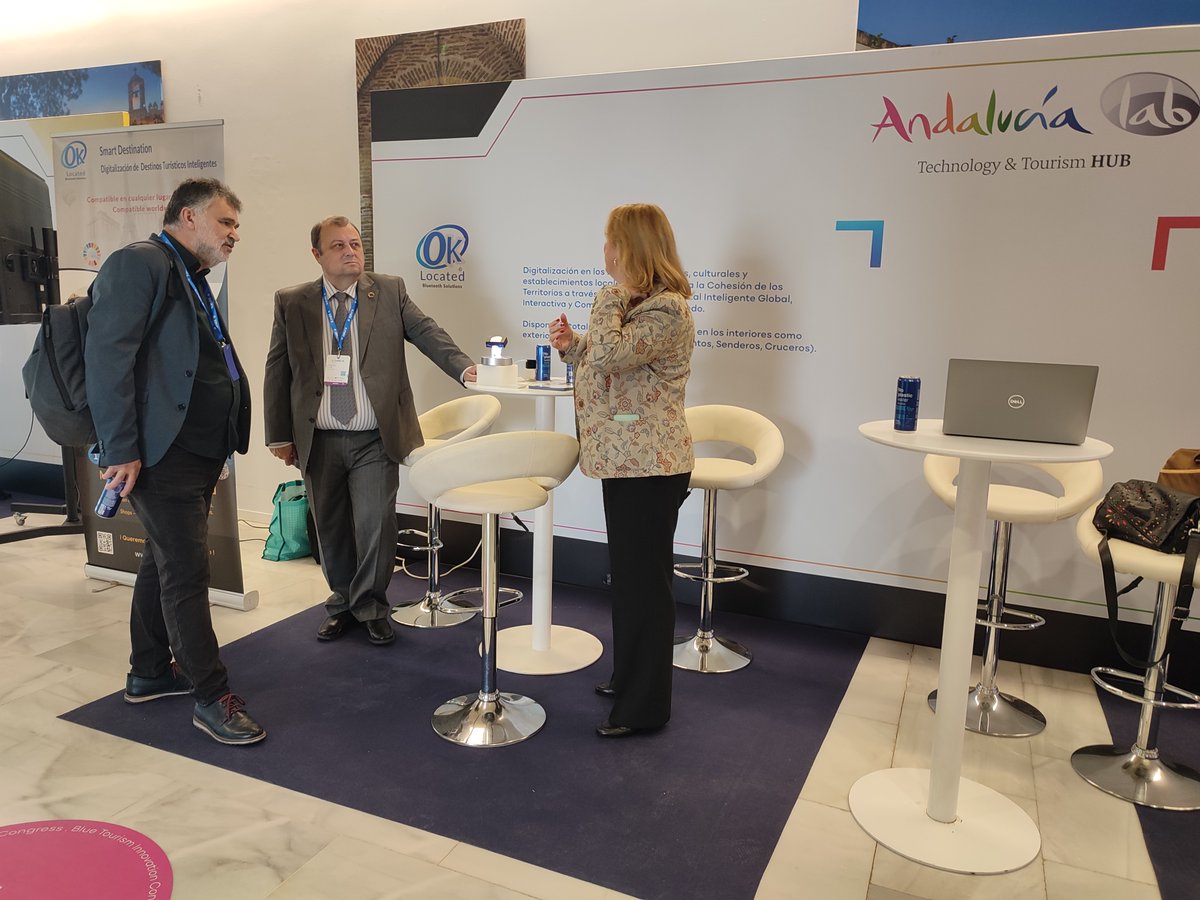 ¿Conoces a <a href="/OKLocated/">OK Located</a> ? Empresa tecnológica de la Comunidad de #AndalucíaLab, con nosotros en @SunandBlue
Dedicados a la digitalización de los recursos turísticos, culturales y establecimientos locales, cohesionando los territorios a través de la Señalética Digital Inteligente👌🏻