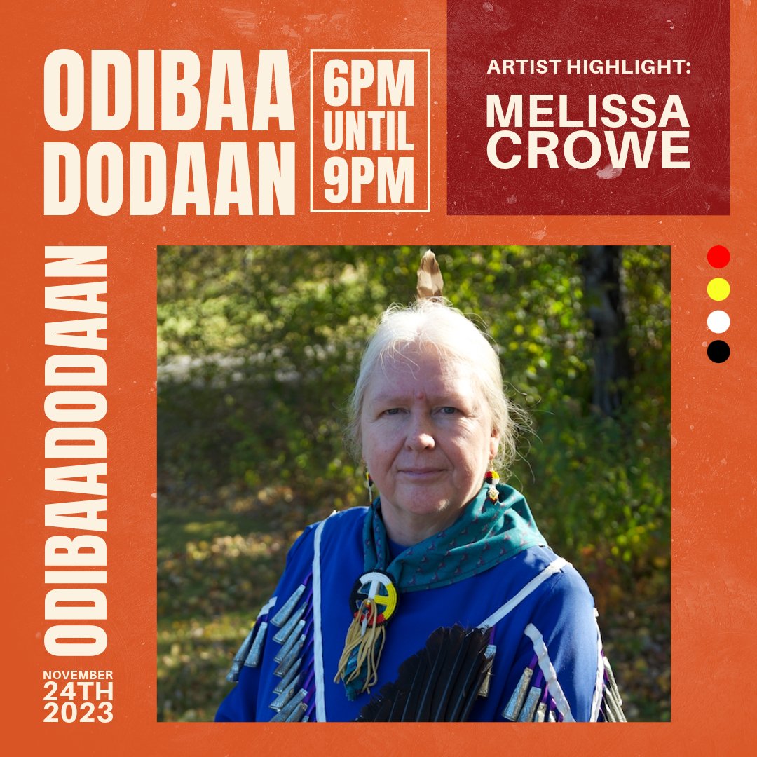 ajax_library's tweet photo. Odibaadodaan: Celebrating First Nation, Métis and Inuit Storytellers

Celebrate a variety of First Nation, Métis, and Inuit storytellers across various mediums and disciplines within our community.

📆 November 24, 6–9 pm
📍 Robert McLaughlin Gallery @theRMG
✅ Drop-in https://t.co/w6GS0vwIfg