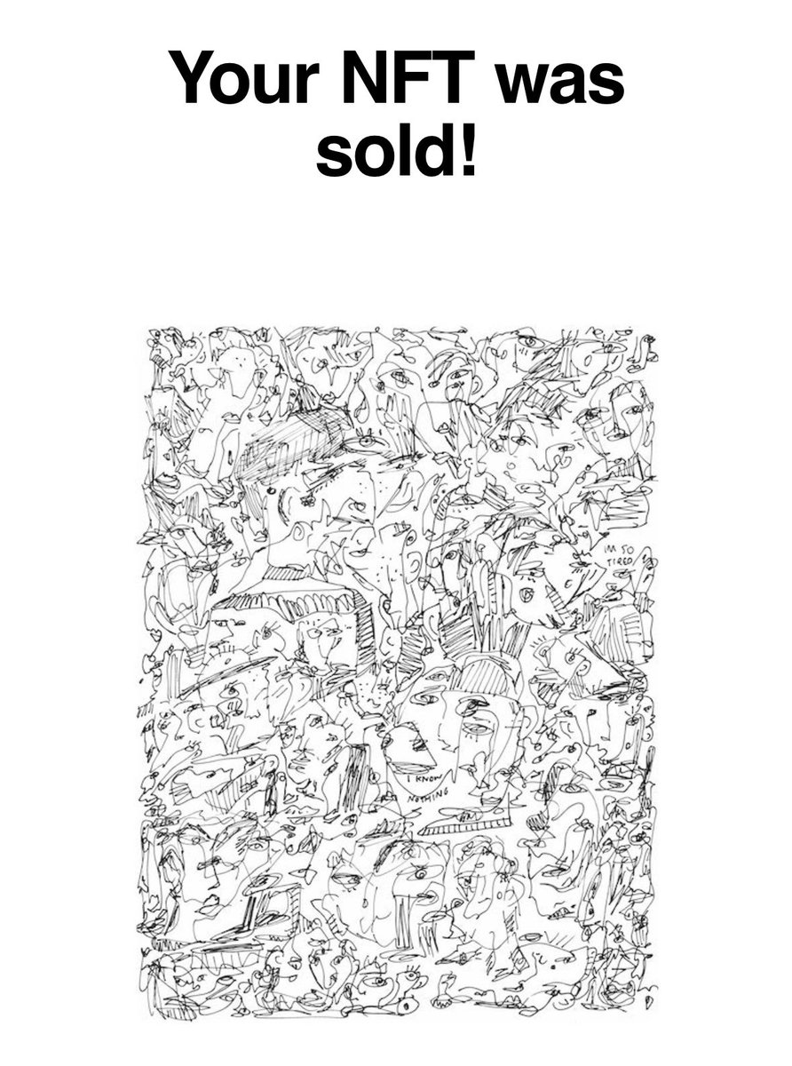 gooood morning

auction is settled and “i know nothing” is now part of the <a href="/CozomoMedici/">Cozomo de’ Medici</a> collection 

thank you <a href="/ripcache/">ripcache</a> for selecting my piece for this week’s #ArtTank 🥲