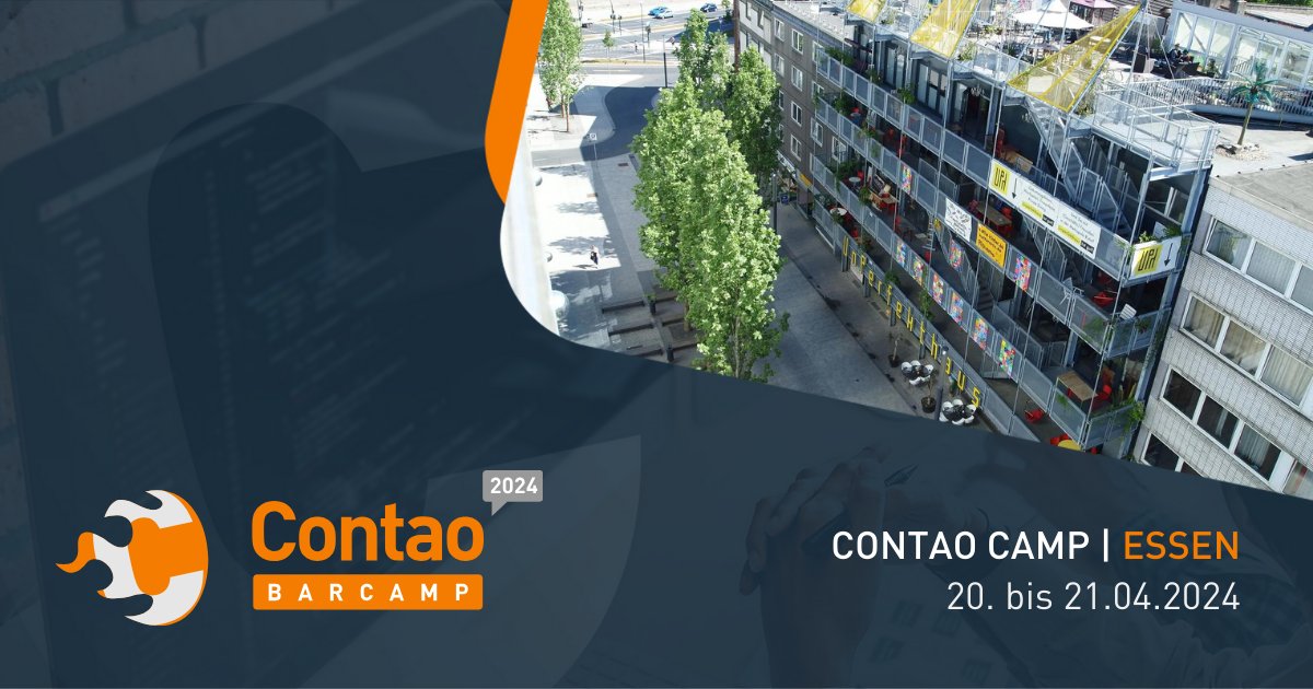 Contao Camp 2024: Save the Date!

Am 20. &amp; 21.4.2024 trifft sich die Contao Community zum Barcamp im Unperfekthaus in Essen.
Sei dabei!

Alle Infos findest du in Zukunft hier: camp.contao.org

#ContaoCMS #ContaoRocks #ContaoCamp24