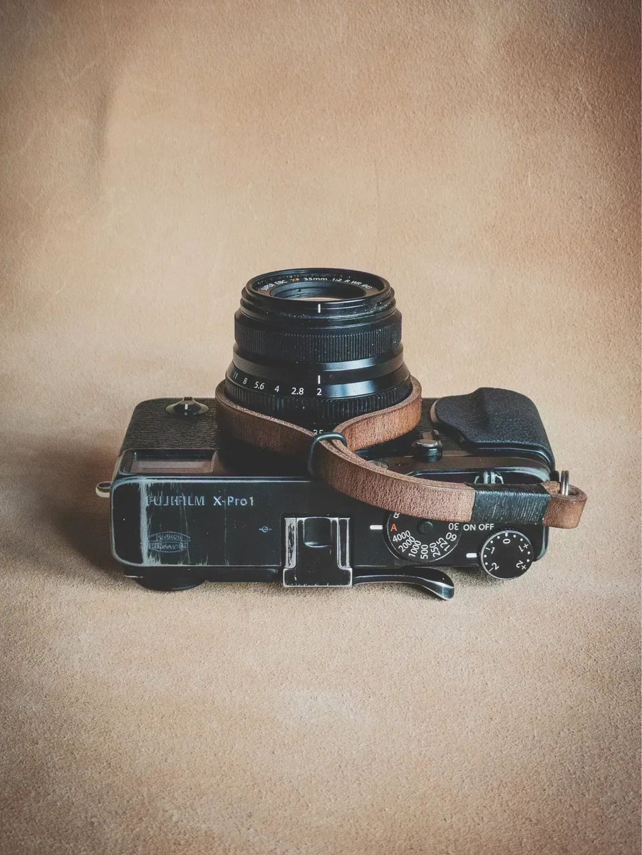 Our Leather Wrist Strap made from antique brown leather is strong and supple, comfortable to wear from day one, & no breaking in required. Looks great too! #fujifilm #fujifilm_xseries #camerastrap buff.ly/3Tc6VFp