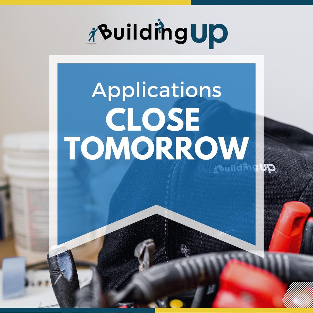 BuildingUpTO's tweet photo. β° Time's ticking! Tomorrow, Friday, Nov. 17th, is the last day to apply for our 16-week pre-apprenticeship program. Your journey to a fulfilling career starts now! Apply at https://t.co/T9iAu5E5ef before 5 pm on Friday.
#tradesprogram #preapprenticeship #Torontojobs https://t.co/AVCEPV2SOF