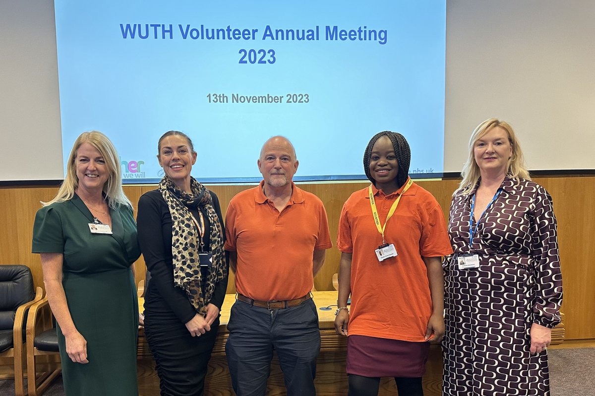 We honoured all our incredible volunteers at our annual Volunteer Engagement Event held this past Monday. Over 60 volunteers gathered for the second face-to-face annual meeting since the pandemic 🥳 You can read more about it below! 👇 wuth.nhs.uk/news/latest-ne…