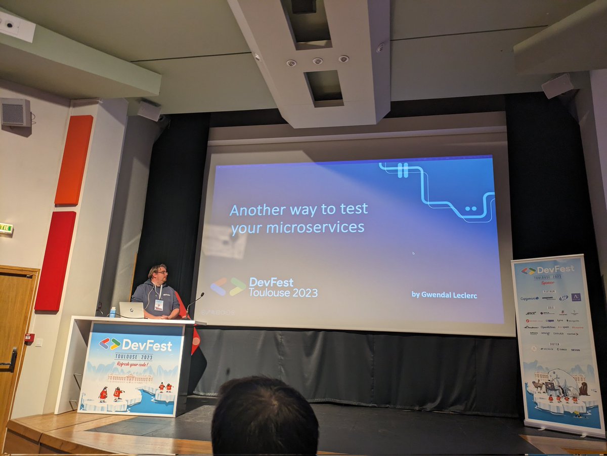 aurelievache's tweet image. C&apos;est partit pour le talk de Gwendal Leclerc sur les solutions pour tester des microservices 

Spoiler alert: va y avoir du Venom 😇 mais pas seulement, du Smocker aussi 🙂

blog.ovhcloud.com/venom-%F0%9F%9…

@DevFestToulouse

#GrayBoxTesting