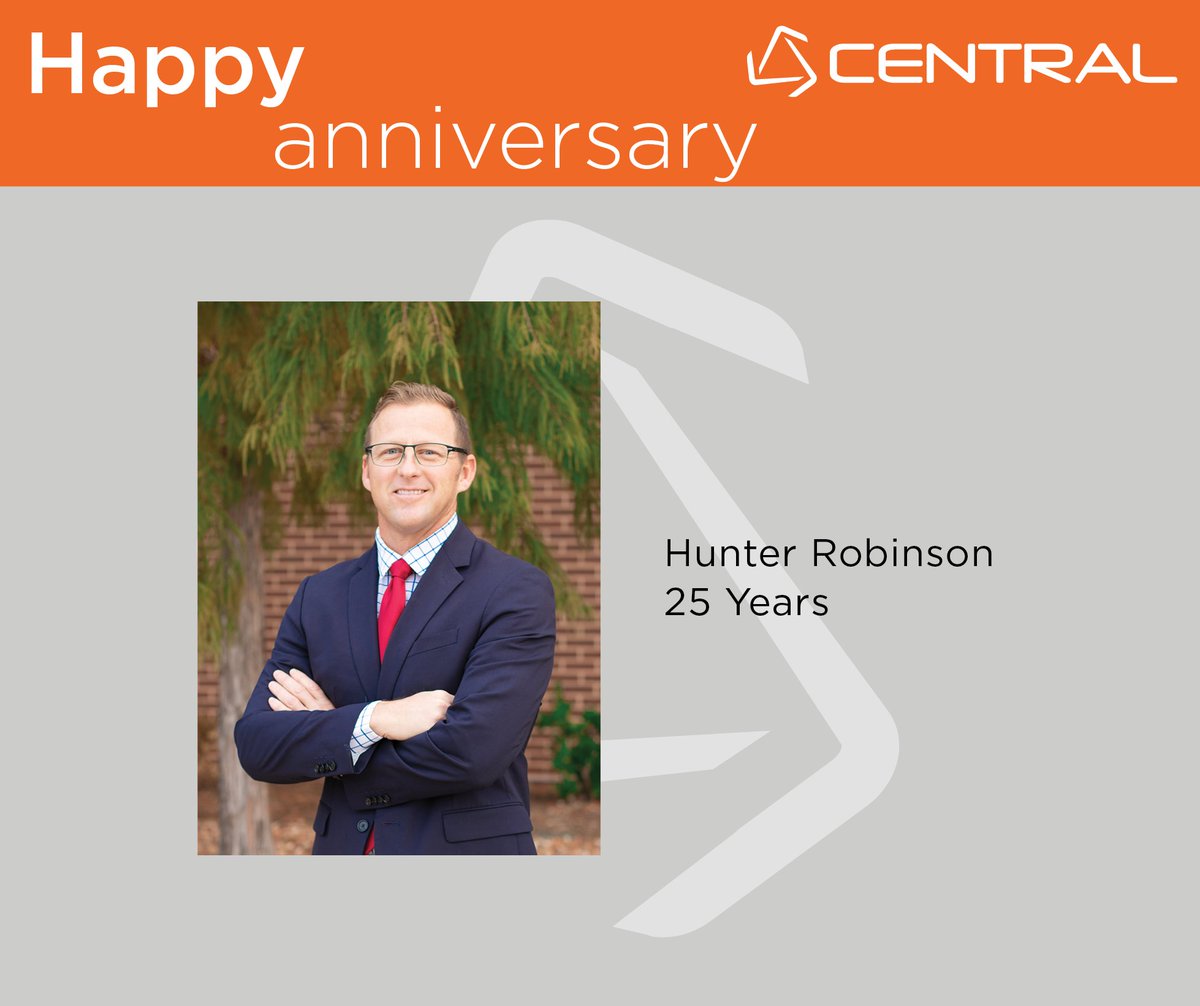 MyCentralCOOP's tweet photo. Happy work anniversary to Central employee Hunter Robinson! We appreciate your years of service! #InsideCentral https://t.co/zgDOAEtMuY