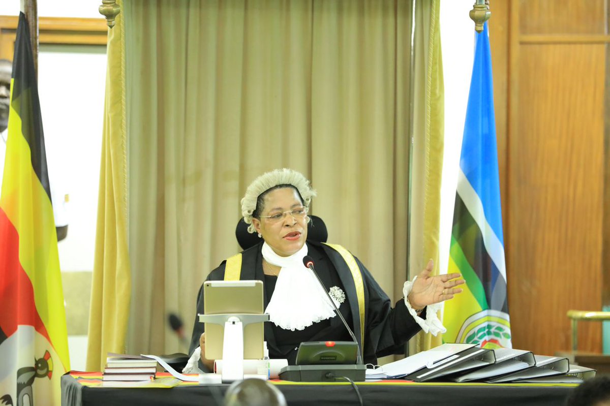 DailyMonitor's tweet photo. “I will not get tired of reminding you to clock in and I am counting days. We are using taxpayers money; the money that is being paid to MPs is taxpayers’ money, so when we see people who don’t want to come to the House, then we know they should be accountable for what they are doing," @AnitahAmong  amid Opposition MPs' boycott of plenary sessions.
#MonitorUpdates via @pwatchug