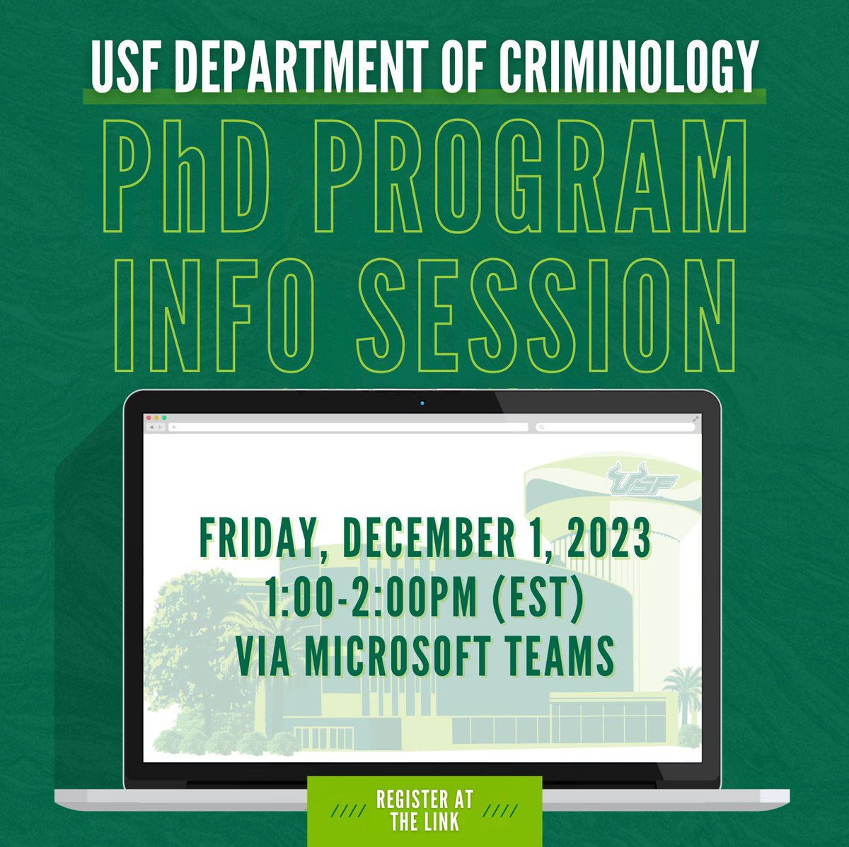 USF Criminology Dept. tweet media