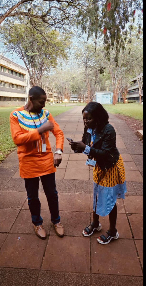 gotodok's tweet photo. At the 3rd  intergovernmental Negotiations Committee INC-3 holding in Kenya, I recognized @RichardMunang  from a distance, and exclaimed; 

 “ Yes this must be you Dr Richard ! “ and my expression was met with a Cheerful laugh. 
From my  excitement, I was obviously star struck 🤩 https://t.co/kYg4CkkuWO