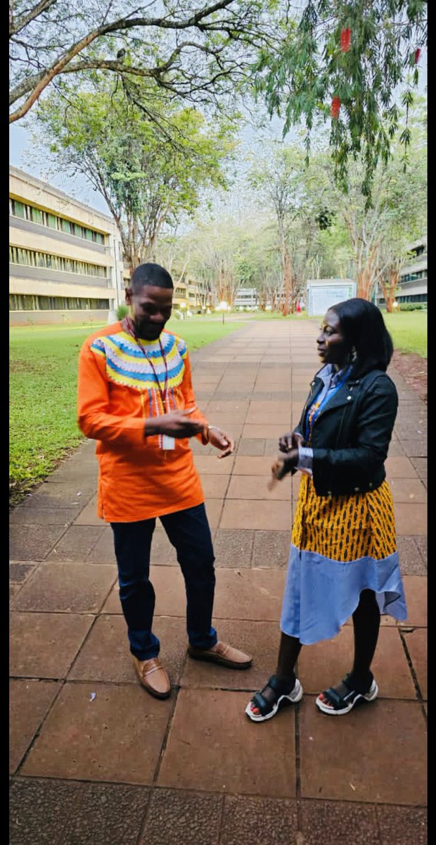 gotodok's tweet photo. At the 3rd  intergovernmental Negotiations Committee INC-3 holding in Kenya, I recognized @RichardMunang  from a distance, and exclaimed; 

 “ Yes this must be you Dr Richard ! “ and my expression was met with a Cheerful laugh. 
From my  excitement, I was obviously star struck 🤩 https://t.co/kYg4CkkuWO