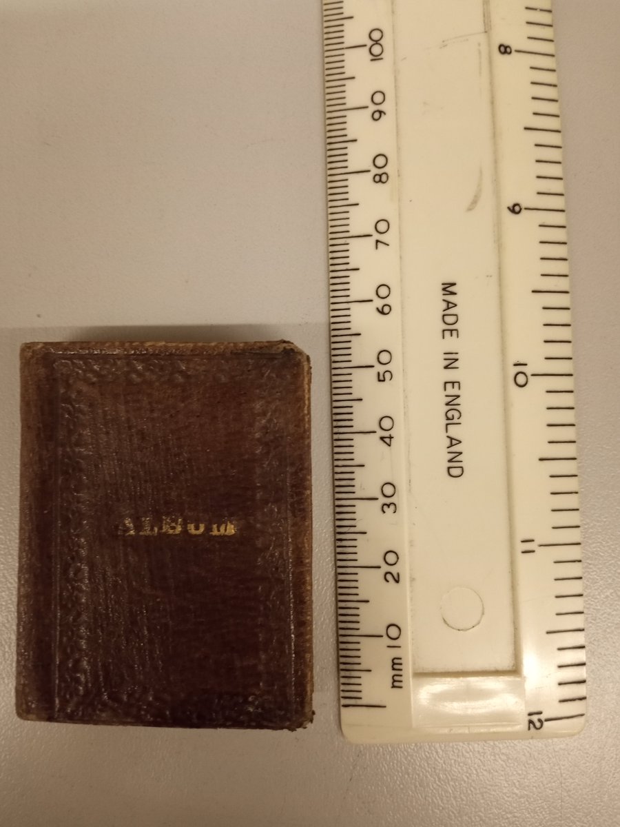 WarwickshireCRO's tweet photo. In contrast to yesterday’s large map, today we have one of the smallest items in our collections. This diary belonged to the Throckmorton family nurse, and it records events such as the dates of birth of the Throckmorton children

#ExploreYourArchive #EYAWeek #EYASmall https://t.co/IxZ3NGYVrF