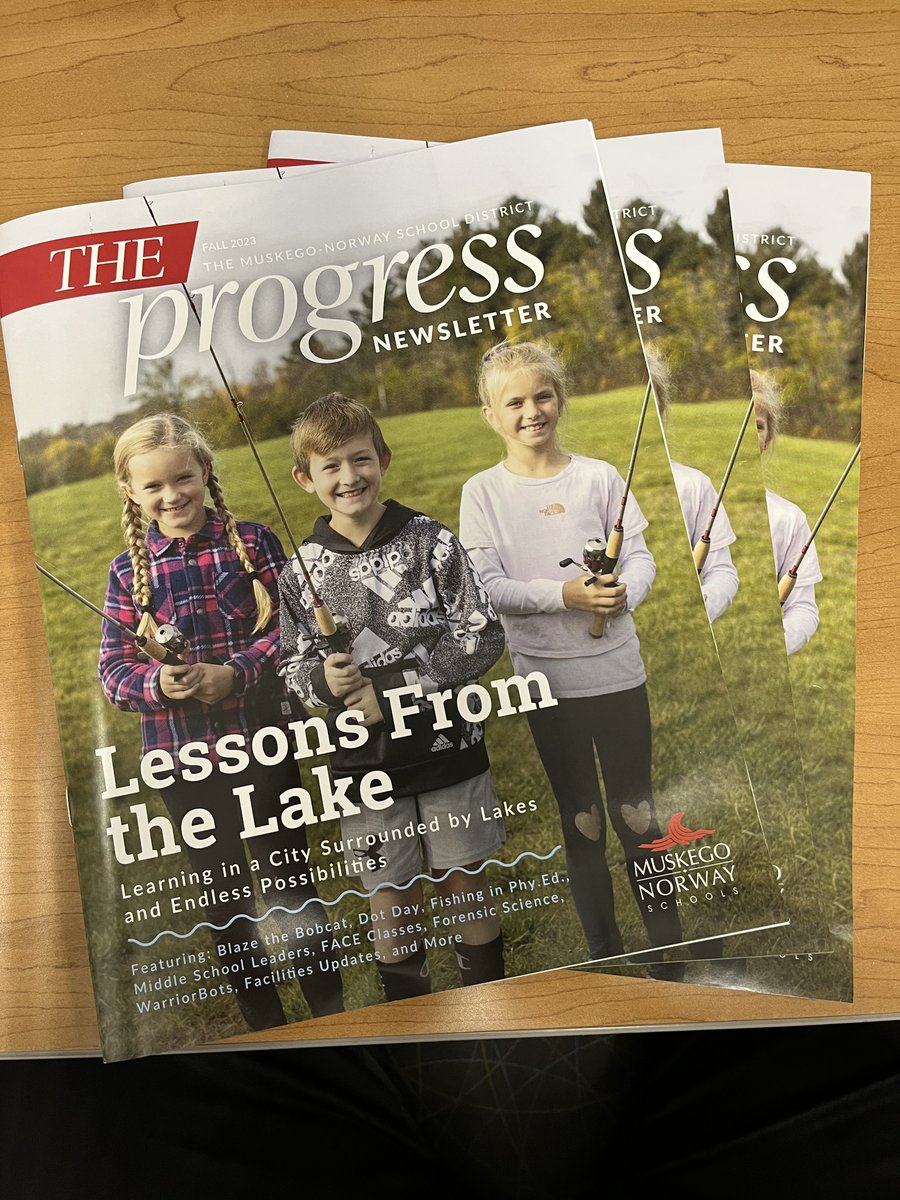CoachCDSmith's tweet photo. Honored to have our fishing unit highlighted in the district's community newsletter! Grateful to have such an incredible administration who supports and encourages all kinds of student learning! This was made possible by a grant from @BassProShops! Thank you! https://t.co/cfYTn7bAvy
