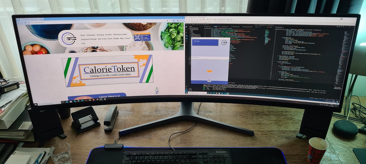 XRPietBanks's tweet photo. "Back in action! 🚀 After a hiatus due to a broken widescreen, I'm thrilled to announce: new screen, renewed productivity! Ready to dive back into developing
@calorietoken's CalorieApp. Let's make those app goals happen!📷 #DevLife #ProductivityBoost #Web3 #XRPL #IPFS #BigchainDB https://t.co/vsyZfqK5KZ