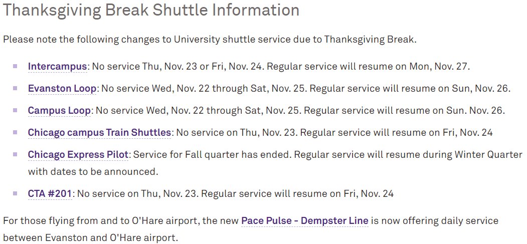 Northwestern Shuttles tweet media