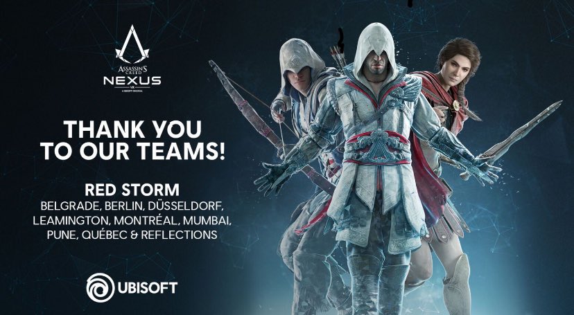 alankunder's tweet photo. Assassin's Creed : Nexus is finally here! 
After 2.5 years of work finally.
It's been an amazing ride and an absolute honor to have worked with so many amazing and talented individuals.

I hope you all enjoy it as much as we enjoyed working on it. ❤️

#assassinscreed #nexus https://t.co/Hrsh5u38m7