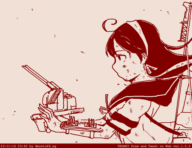 ウシオチャンカコイイヤッター! #tegaki_dt 
