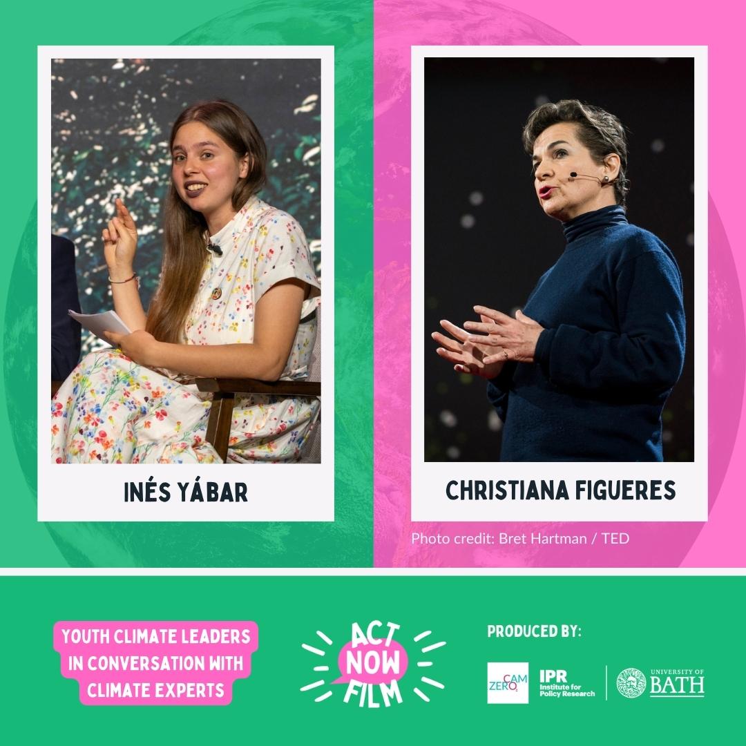 Inés Yábar (@inesyabar) on Twitter photo Excited to share that I'm part of #ActNowFilm premiering at #COP28 🎉 It was such a privilege to have a conversation with <a href="/CFigueres/">Christiana Figueres</a>
Join us on Dec 8 in the Green Zone. Let's amplify youth voices in global climate negotiations! Follow @ActNowFilm or visit go.bath.ac.uk/actnowfilm-2023 Excited to share that I'm part of #ActNowFilm premiering at #COP28 🎉 It was such a privilege to have a conversation with <a href="/CFigueres/">Christiana Figueres</a>
Join us on Dec 8 in the Green Zone. Let's amplify youth voices in global climate negotiations! Follow @ActNowFilm or visit go.bath.ac.uk/actnowfilm-2023