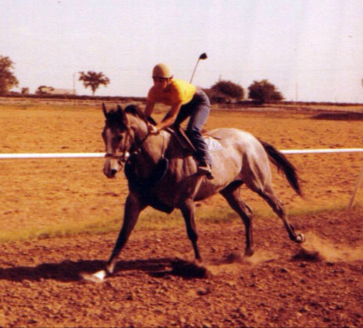 Me in my old profession in the '80's! Throwback Thursday! #ThrowbackThursday #Throwback #ThrowbackThursdays #jockey #exerciserider #workout #riding #races #horses #equine #gallop #galloping #onthetrack #eighties #funjob #colt #filly #helments #flywithoutwings #California
