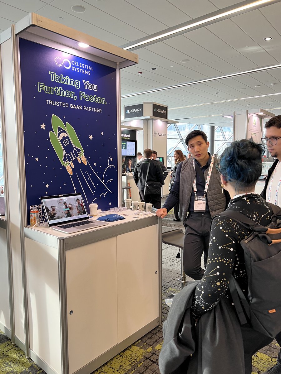 Celestial_Sys's tweet image. Wonderful first-day @Saasnorth Conference Meet the @ Celestial team at booth C70! We are looking forward. Drop by and say hello 🍁

#SAASNORTH2023 #SAASNORTH #saasconference #ottawa #SaaS #Web3 #GenAI #SaaSNorth2023 #saasnorth #bootstrap #product #Saasproduct #canada #ottawa