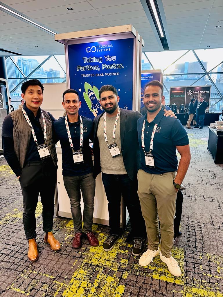 Celestial_Sys's tweet image. Wonderful first-day @Saasnorth Conference Meet the @ Celestial team at booth C70! We are looking forward. Drop by and say hello 🍁

#SAASNORTH2023 #SAASNORTH #saasconference #ottawa #SaaS #Web3 #GenAI #SaaSNorth2023 #saasnorth #bootstrap #product #Saasproduct #canada #ottawa