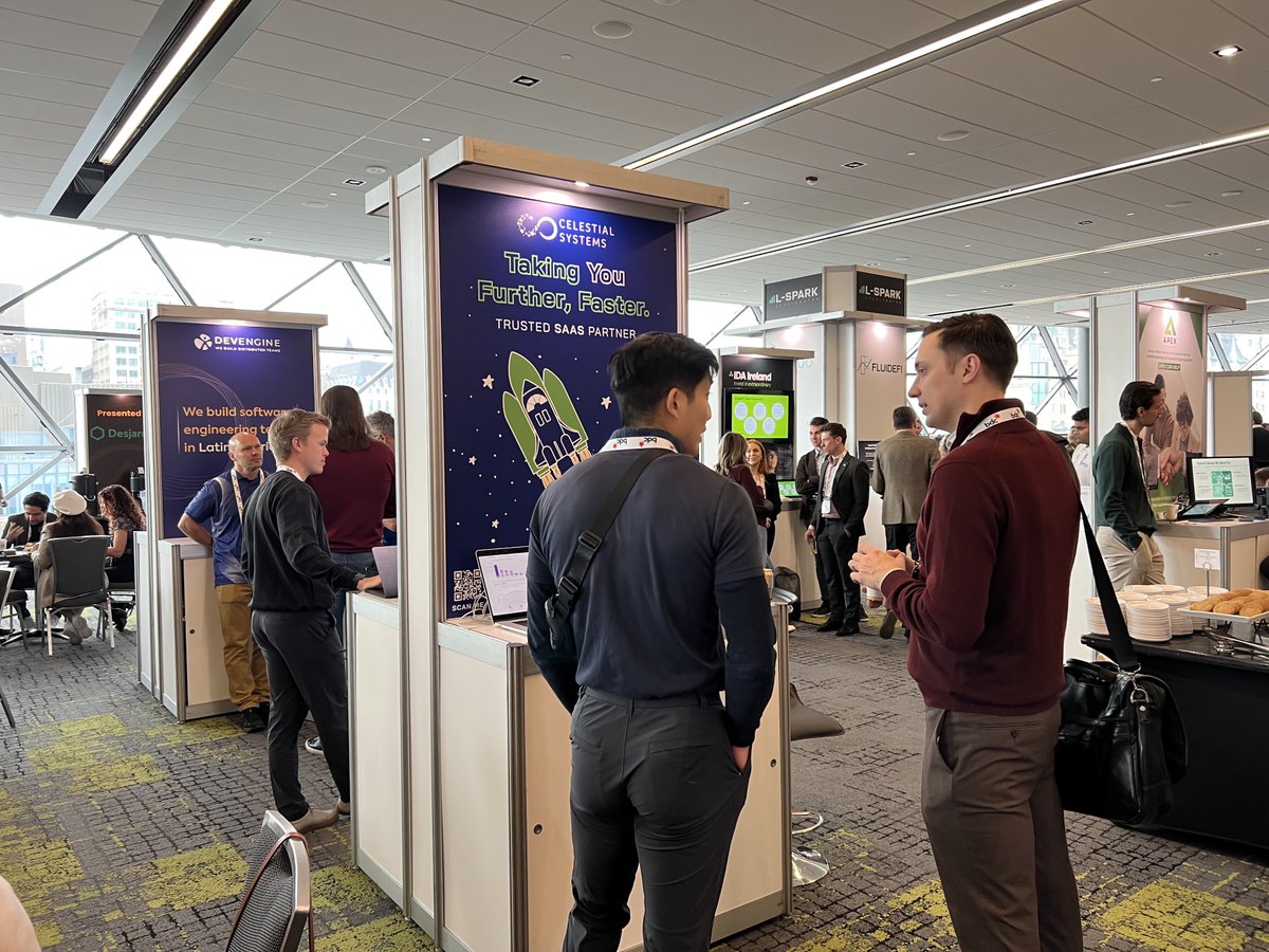 Celestial_Sys's tweet image. Wonderful first-day @Saasnorth Conference Meet the @ Celestial team at booth C70! We are looking forward. Drop by and say hello 🍁

#SAASNORTH2023 #SAASNORTH #saasconference #ottawa #SaaS #Web3 #GenAI #SaaSNorth2023 #saasnorth #bootstrap #product #Saasproduct #canada #ottawa
