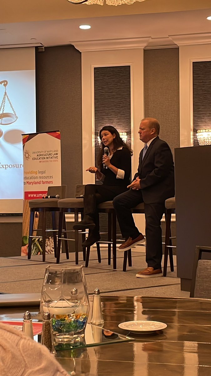 RuralMaryland's tweet photo. Hearing about #PFAS at @MDAgLaw Education Initiative conference @aglawpaul https://t.co/8lCdkv6rdm