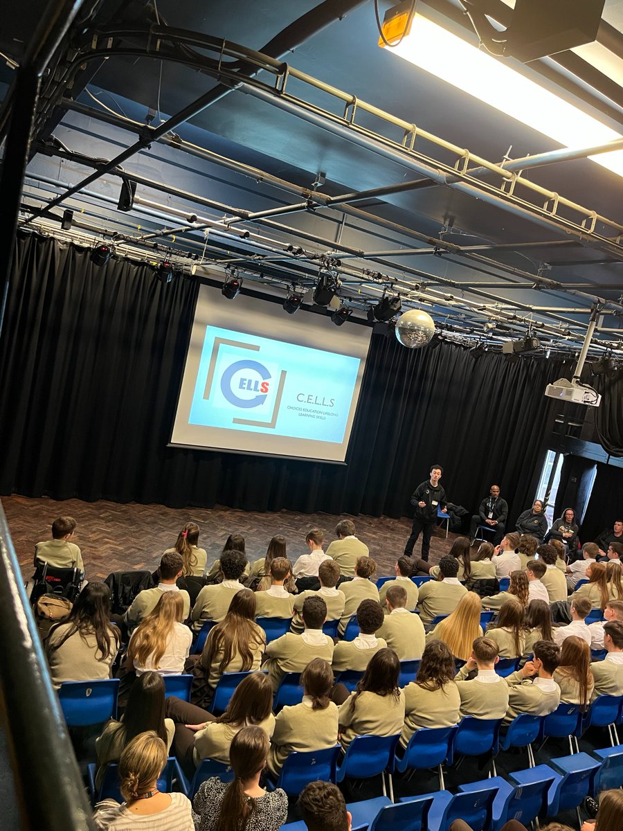 Y11 life day today with CELLS (Choices Education Lifelong Learning Skills Charity) who use their experiences of bad choices to educate others. Learning about gun/knife crime, county lines and exploitation, prison life and joint enterprise from those who know #badchoices