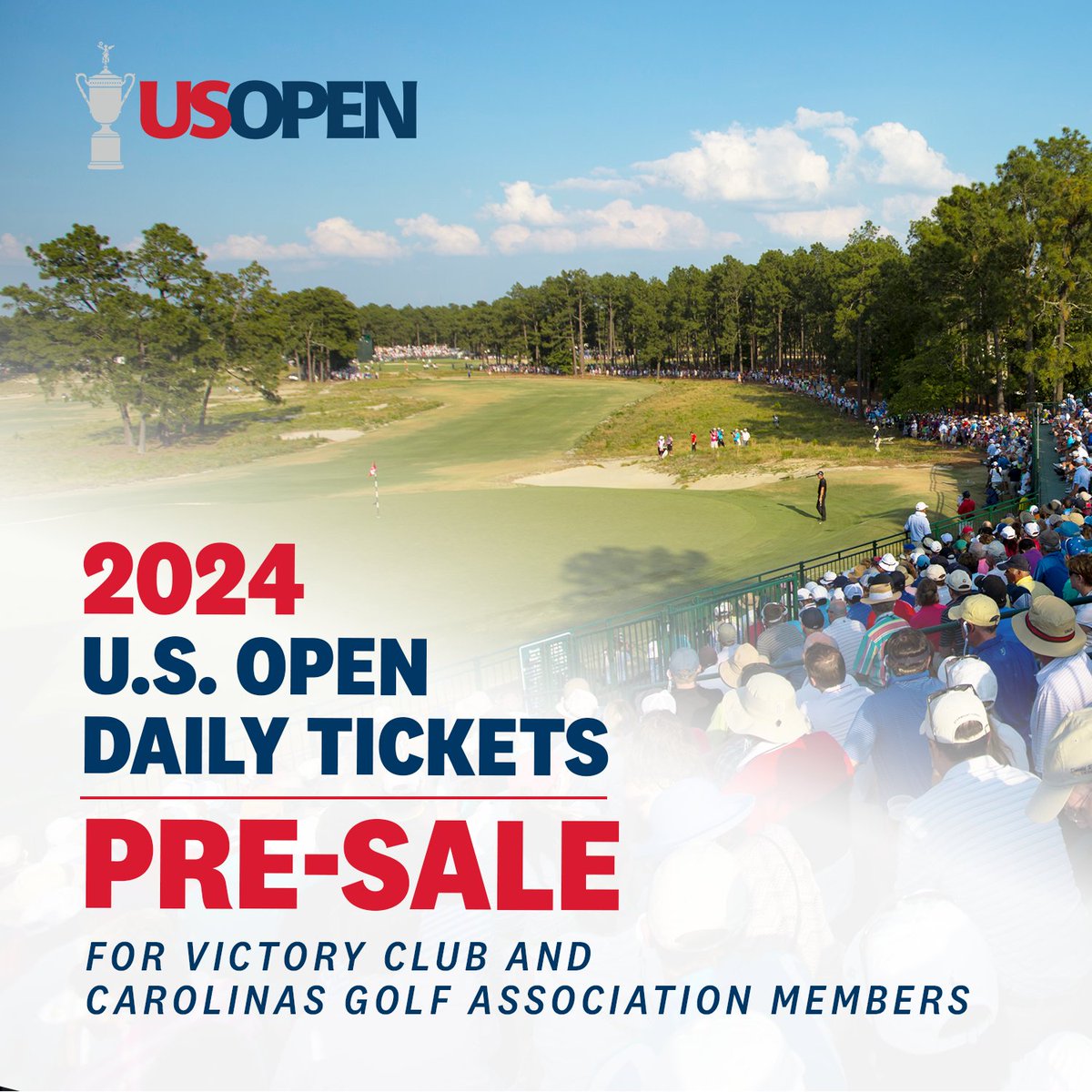 Daily tickets are now available to Victory Club and Carolinas Golf Association Members! 🤩 Victory Club ➡️ bit.ly/VictoryClubTic… @CGAgolf1909 ➡️ bit.ly/DailyTicketsCGA