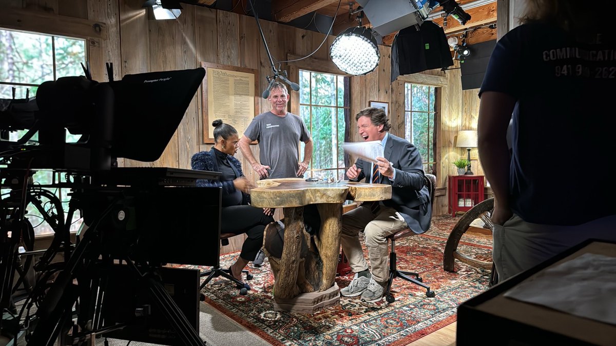 RealCandaceO's tweet photo. Thank you everyone for what can only be described as an overwhelming amount of love and support yesterday. 

Thank you  @TuckerCarlson, for lending me your platform to discuss my thoughts, my convictions, my faith and where I garner my happiness. 

“She is clothed with strength and dignity; she can laugh at the days to come” -Proverbs 31:25

Hoping you guys can feel this lightness and happiness behind the scenes and take it with you into this day. 🇺🇸 

Love to all.