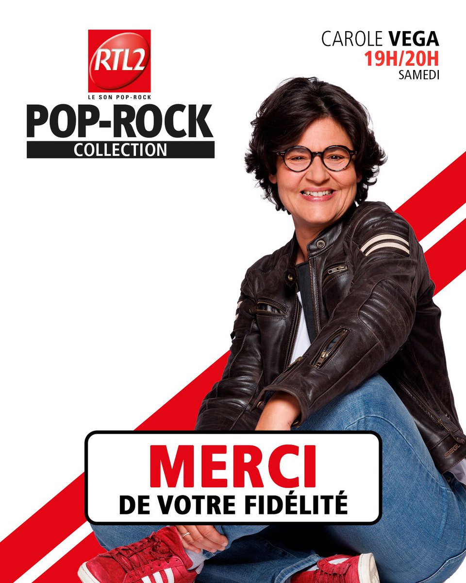 RTL2officiel's tweet photo. 🎙🔴 #AudiencesRadio MERCI pour votre fidélité à l'émission de @Carole_RTL2 « Pop-Rock Collection » tous les samedis sur RTL2 🎸❤️ #Radio #Médiamétrie https://t.co/nkvcu5OCvh