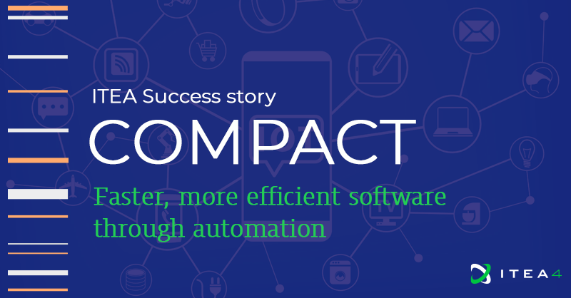 ITEA_4's tweet photo. Imagine generating highly efficient code up to 90% faster than human-written code! The COMPACT project significantly benefits society by automating #IoT software development reducing costs by 20-70%, enhancing energy efficiency, improving security and fostering industry growth.👇